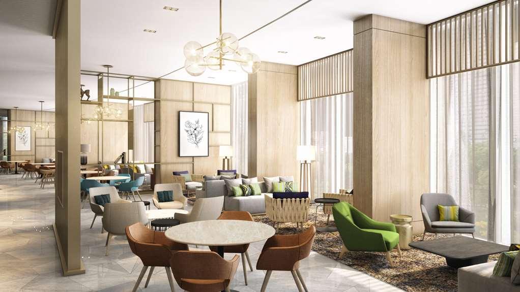 Hilton Garden Inn Dubai Business Bay المطعم الصورة